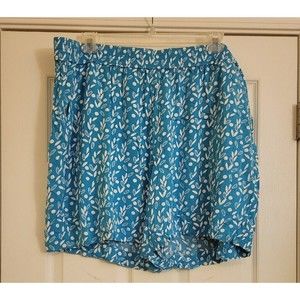 Lane Bryant Plus Size Printed Soft Shorts w/ Pockets Size 26/28 NWOT